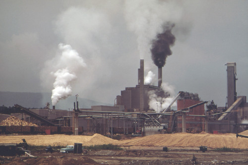 International Paper Company Mill In Jay Maine On The Androscoggin River Employed 990 People. It Was Permanently Closed In 2009. Ca. 1973-75. History - Item # VAREVCHISL031EC268