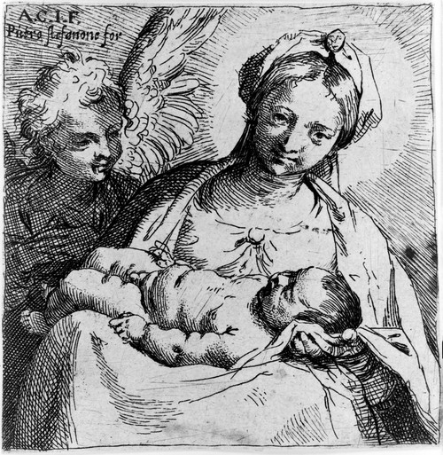 Virgin And Child With Angel History - Item # VAREVCHCDVIRGEC004
