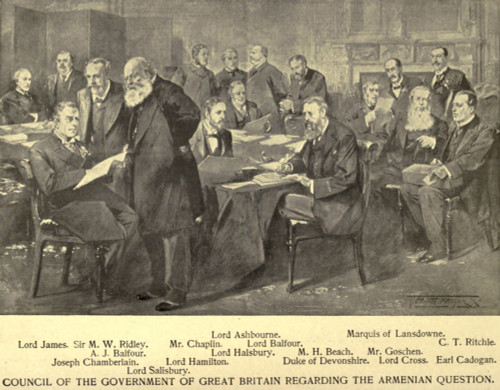 Council Of The Government Of Great Britain Regarding The Armenian Question. Britain History - Item # VAREVCHISL035EC137