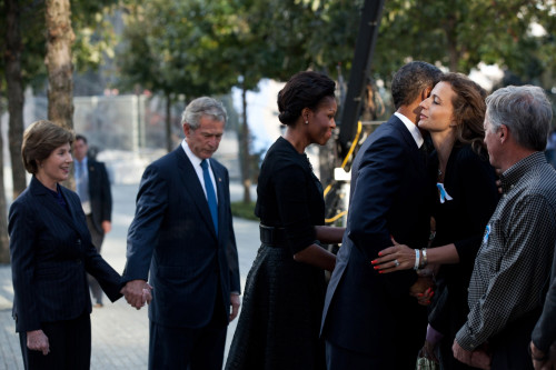 Commemoration Ceremony At The National September 11 Memorial In New York City. President Barack And Michelle Obama History - Item # VAREVCHISL039EC800