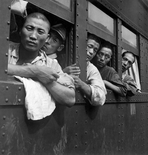 Discharged Japanese Soldiers Going Home After The End Of World War 2. Sept. 1945. History - Item # VAREVCHISL036EC981