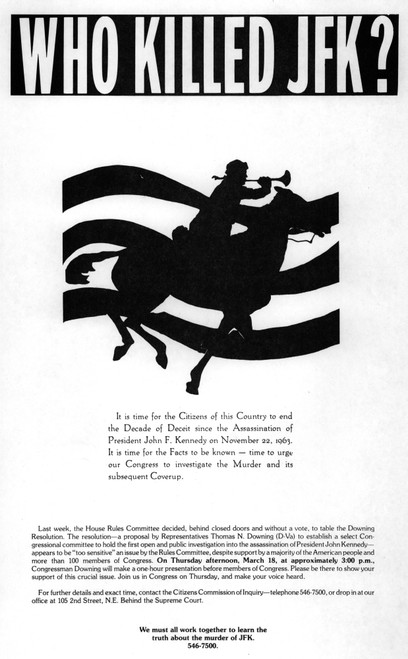 Who Killed Jfk Citizens Commission Of Inquiry History - Item # VAREVCHCDKEASEC003