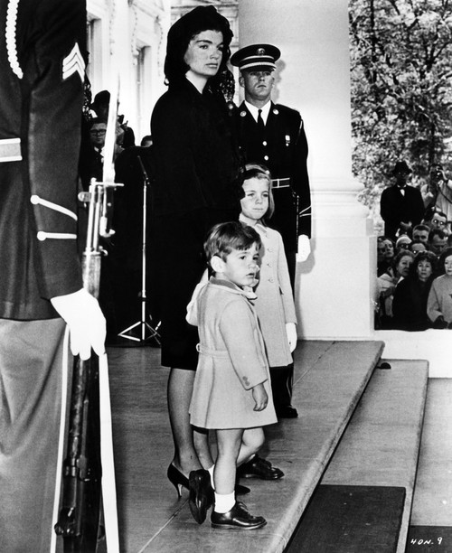 Jacqueline Kennedy With Her Children John F. Kennedy Jr. And Caroline Kennedy History - Item # VAREVCPBDJAKECS032
