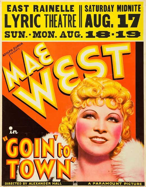 Goin' to Town Movie Poster (11 x 17) - Item # MOVIB90773