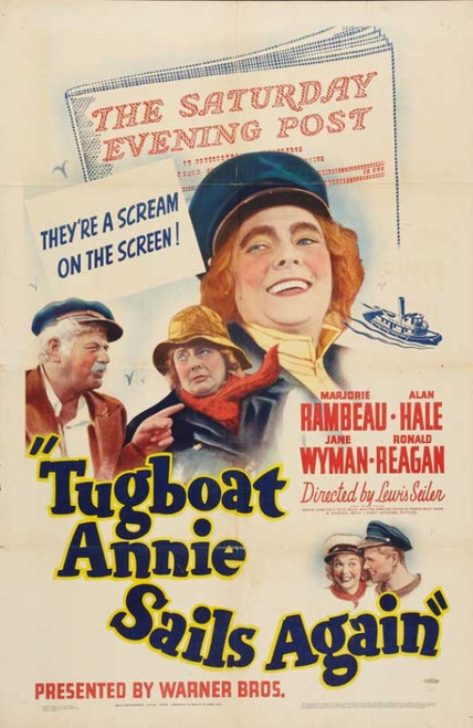 Tugboat Annie Sails Again Movie Poster Print (27 x 40) - Item # MOVAB94804