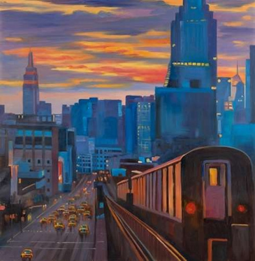 Subway in New-York City Poster Print by Atelier B Art Studio - Item # VARPDXBEGCIT268