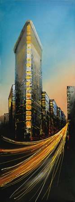 Flatiron Building in Light Poster Print by Atelier B Art Studio - Item # VARPDXBEGCIT284
