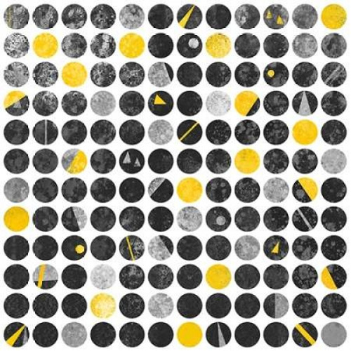 Circles Grunge Poster Print by Atelier B Art Studio - Item # VARPDXBEGABS22