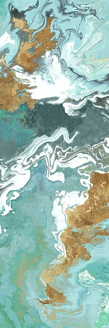 Green Marble II Poster Print by Eva Watts