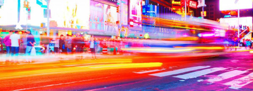 Neon NYC Panel Poster Print by Susan Bryant - Item # VARPDX10279D