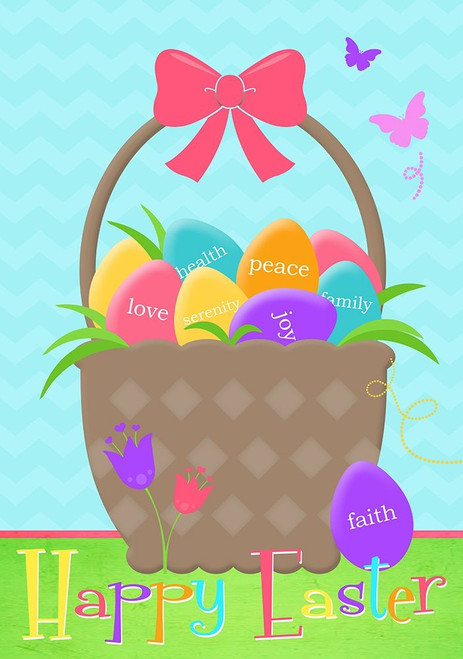 Happy Easter Basket Poster Print by Anna Quach - Item # VARPDX13818A