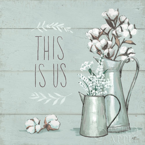 Blessed V Mint This is Us Poster Print by Janelle Penner - Item # VARPDX41646