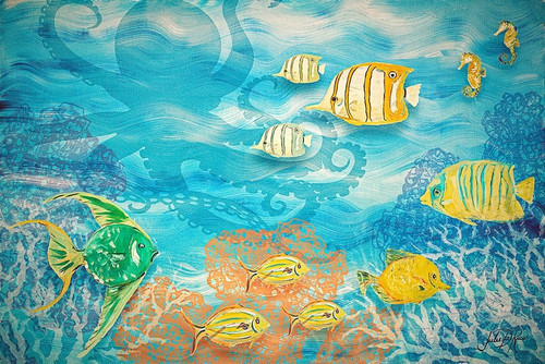 Under the Sea Poster Print by Julie DeRice - Item # VARPDX10696F