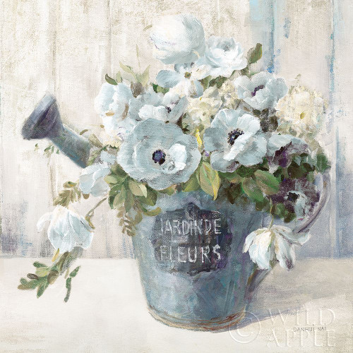 Garden Blooms II Blue Crop Poster Print by Danhui Nai - Item # VARPDX44812