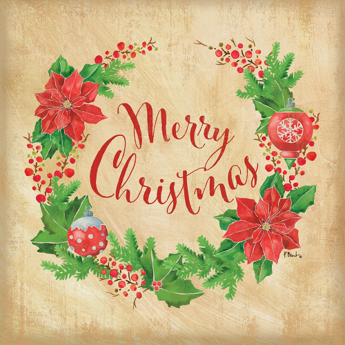 Christmas Wreath Poster Print by Paul Brent - Item # VARPDXBNT1357