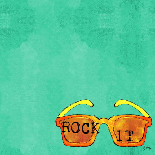 Glasses Square I Poster Print by Elizabeth Medley - Item # VARPDX10789A