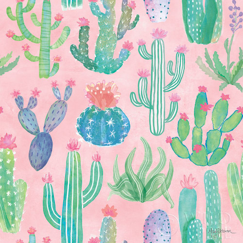 Bohemian Cactus Step 01B Poster Print by Mary Urban - Item # VARPDX46242