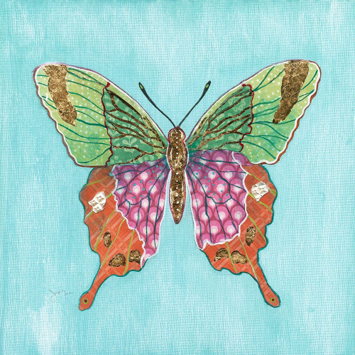 Butterfly on Blue Poster Print by Tava Studios - Item # VARPDX40177