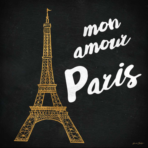 Mon Paris Gold I Poster Print by Linda Baliko - Item # VARPDX11187M
