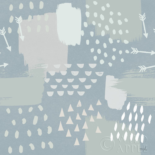 Calm World Map Pattern XI Poster Print by Moira Hershey - Item # VARPDX46935