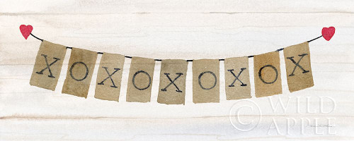 Rustic Valentine Banner I Poster Print by Kathleen Parr McKenna - Item # VARPDX46667