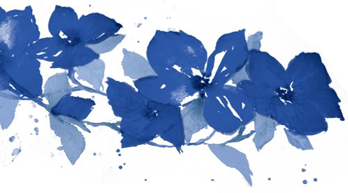 Dogwood Branch Navy Poster Print by Lanie Loreth - Item # VARPDX12940BA