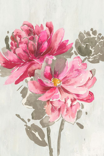 Ink Peony Poster Print by Asia Jensen