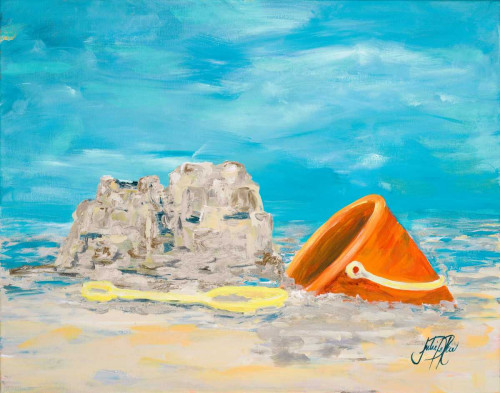 Sandcastles I Poster Print by Julie DeRice - Item # VARPDX10190D