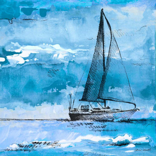 Coastal Boats in Watercolor I Poster Print by Lanie Loreth - Item # VARPDX11030A