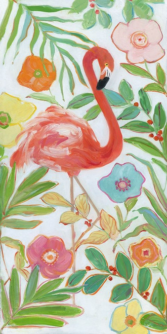 Flamingo Party I Poster Print by Sally Swatland - Item # VARPDX40006