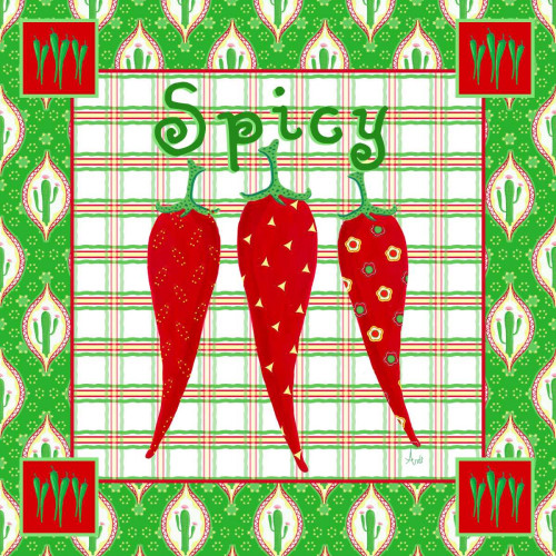 Chili Fiesta II Poster Print by Andi Metz - Item # VARPDX10919