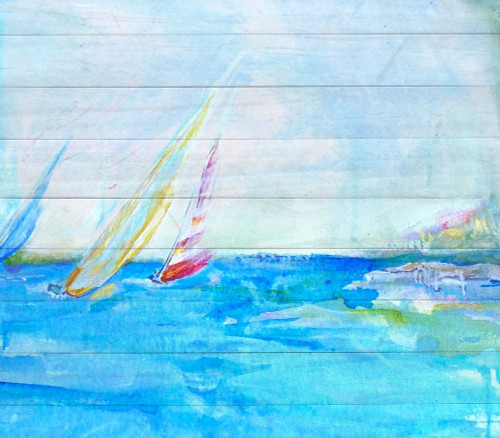 Coastal Sailboats Poster Print by Diannart - Item # VARPDX12832JB