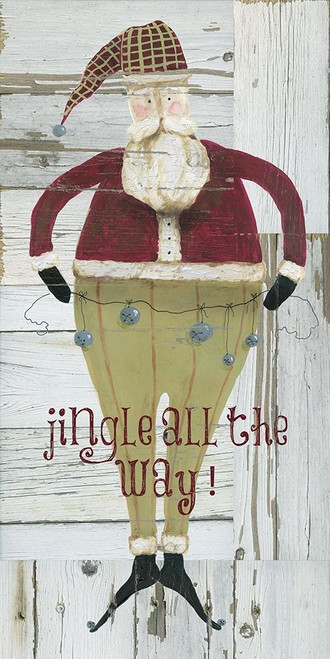 Jingle Santa Poster Print by Carol Robinson - Item # VARPDX19309