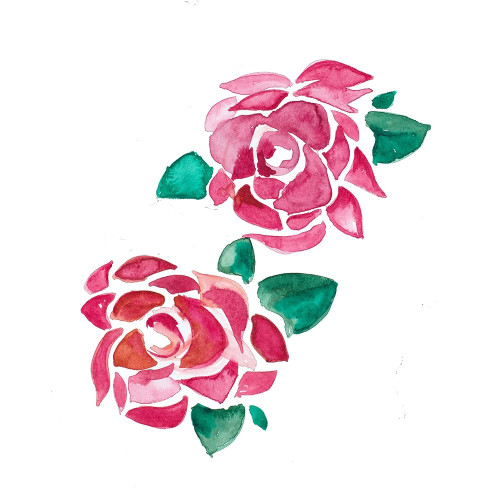 Red Roses Poster Print by B. Danelle - Item # VARPDX13630