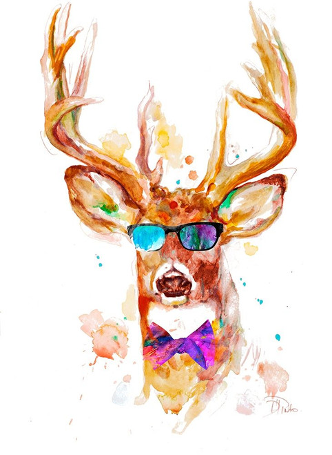 Cool Stag Poster Print by Patricia Pinto - Item # VARPDX12906A