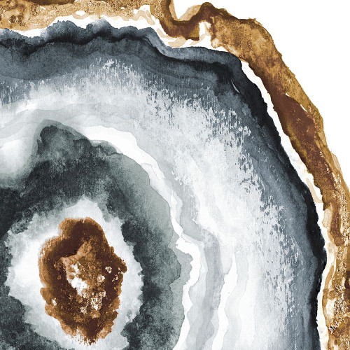 Gray and Gold Agate II Poster Print by Patricia Pinto - Item # VARPDX11993P