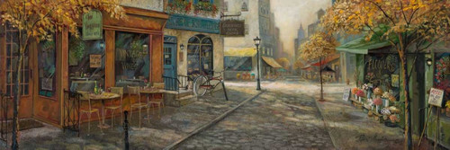 Quaint City Nostalgia Poster Print by Ruane Manning - Item # VARPDX12032