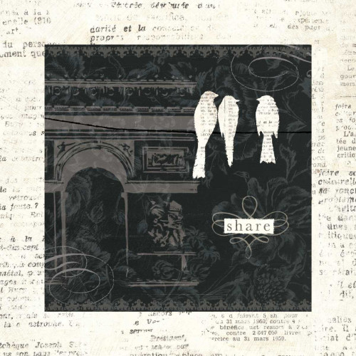 Love Paris II with Border Poster Print by Emily Adams - Item # VARPDX13192