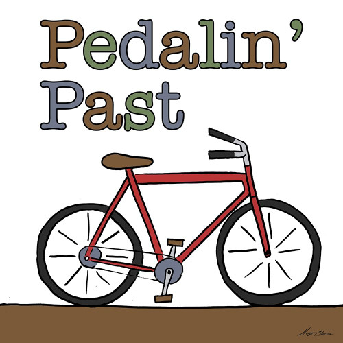Pedalin Past Poster Print by Hugo Edwins - Item # VARPDX12326J Pedalin Past Poster Print by Hugo Edwins - Item # VARPDX12326J