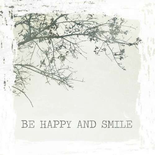 Be Happy and Smile Poster Print by Gail Peck - Item # VARPDX10972N