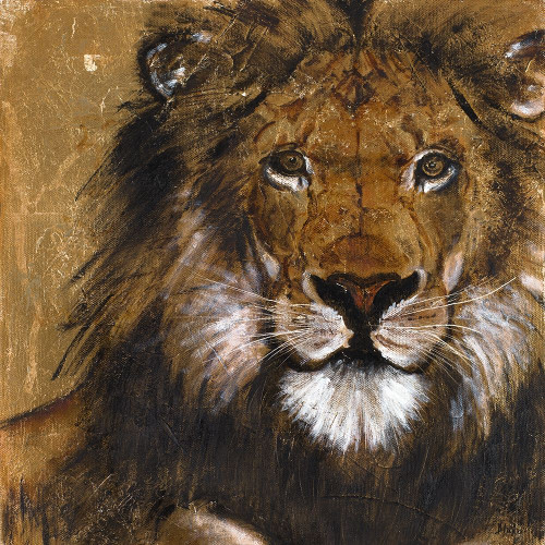 Lion on Gold Poster Print by Patricia Pinto - Item # VARPDX12045G