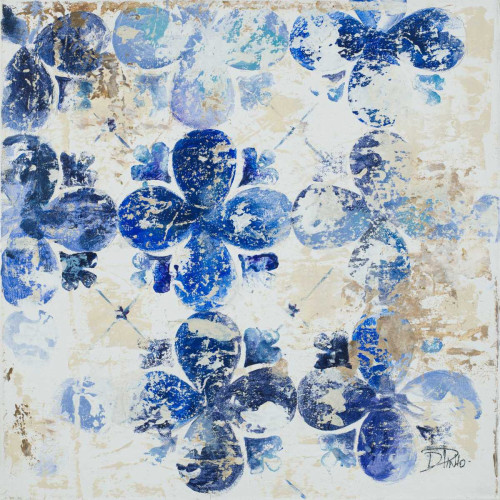 Blue Quatrefoil I Poster Print by Patricia Pinto - Item # VARPDX11469