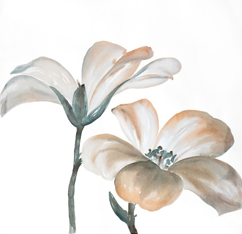 TWO BEAUTIFUL DESATURATED FLOWERS Poster Print by Atelier B Art Studio - Item # VARPDXBEGFLO280