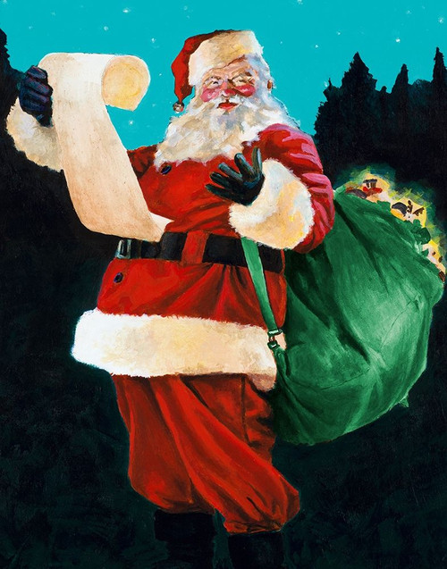 Jolly Old Saint Nick Poster Print by Jenny Green - Item # VARPDX13663A