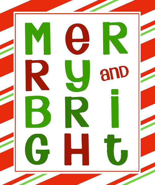 Merry and Bright Poster Print by Anna Quach - Item # VARPDX13725C