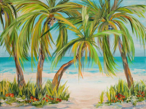 Palm Life Poster Print by Julie DeRice