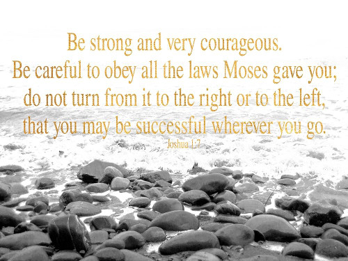 Be Strong and Courageous Poster Print by Kali Wilson - Item # VARPDX12731BN
