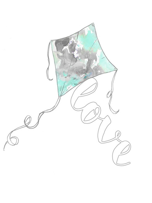 Watercolor Kite Poster Print by Lanie Loreth - Item # VARPDX12400N