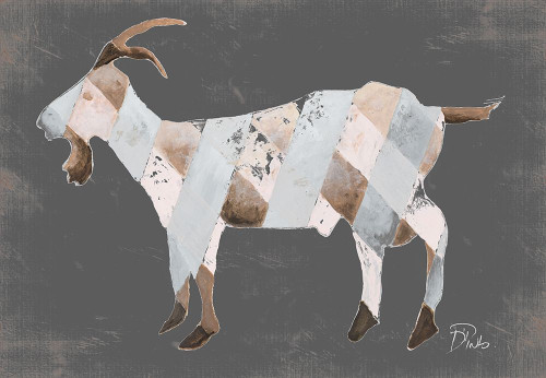 Rustic Plaid Goat Poster Print by Patricia Pinto - Item # VARPDX12984A