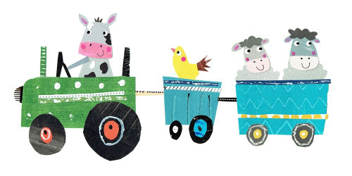 Cute Farm Poster Print by Katherine and Elizabeth Pope - Item # VARPDX40422